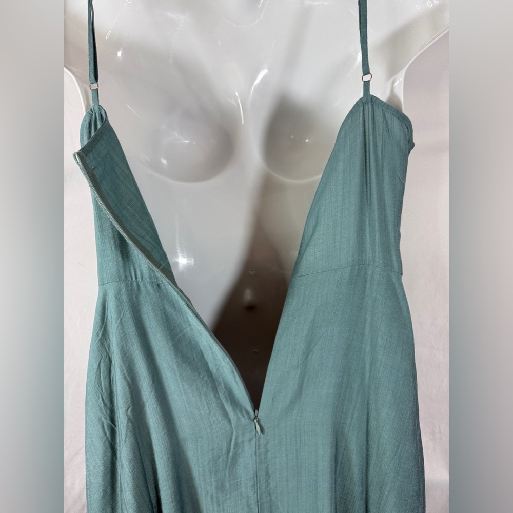 CUPSHE Ruffled Hem Faux Wrap Dress - Picture 7 of 14